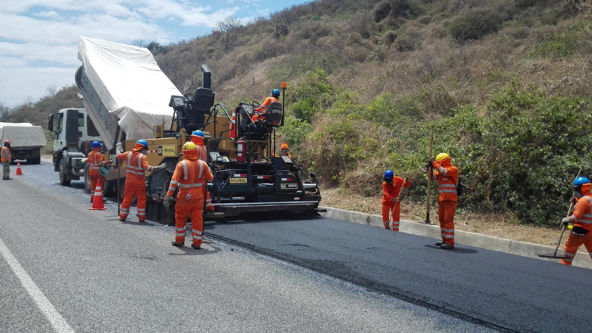 Pavimentación con mezclas asfálticas