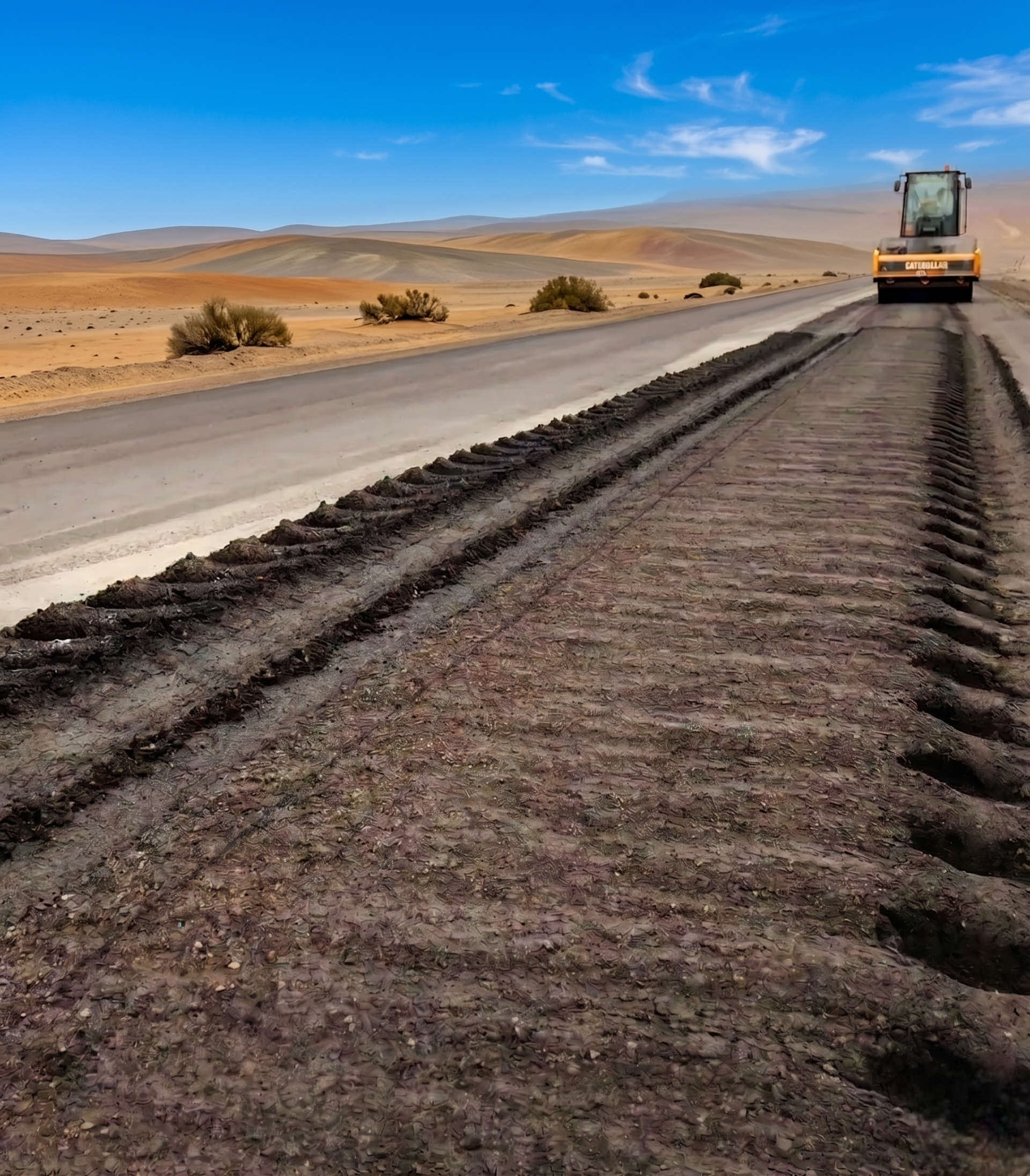 Panamericana Sur Section between Marcona and Puerto Lomas, Ica, Peru