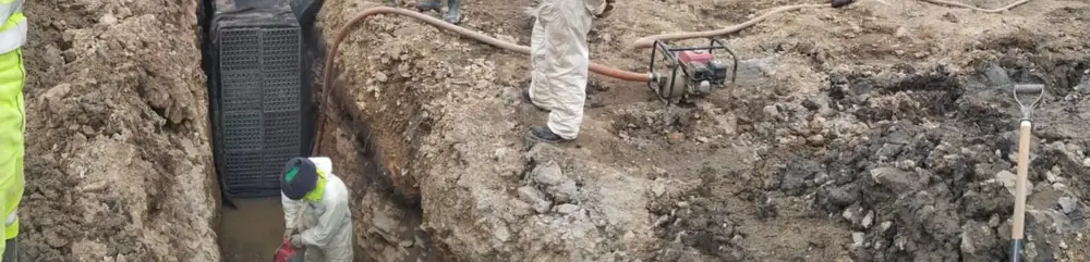 Cajas e celas drenantes