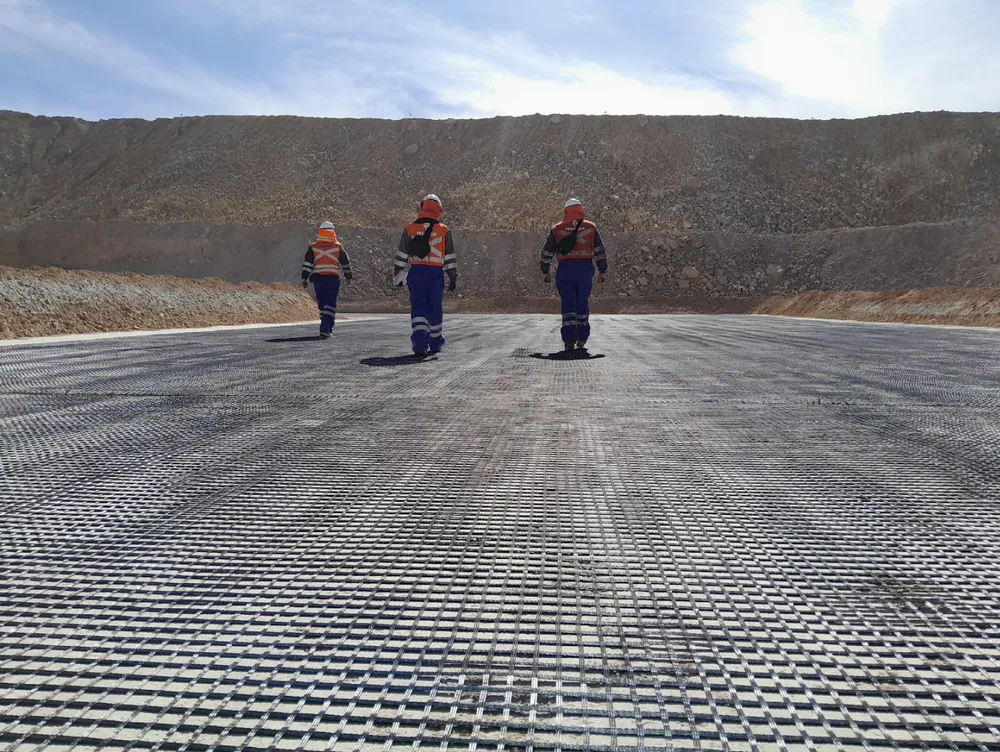 Pila demostrativa de lixiviación clorurada, Chile