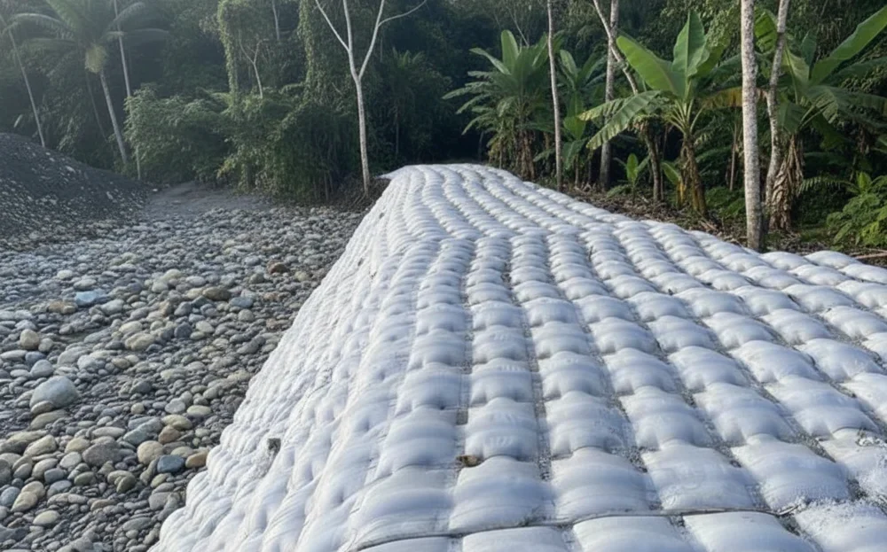 Formaleta textil para concreto